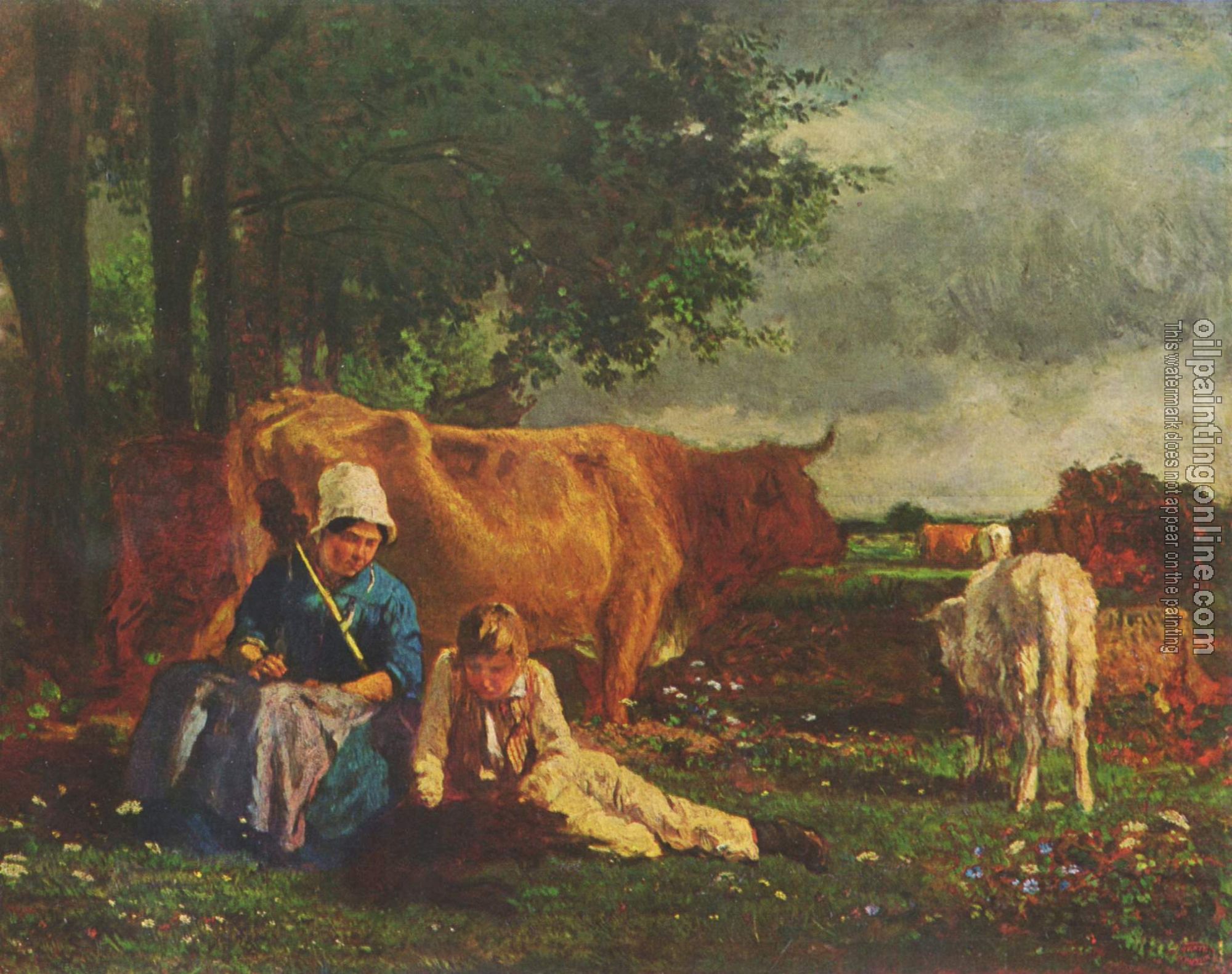 Troyon, Constant - Pastoral Scene